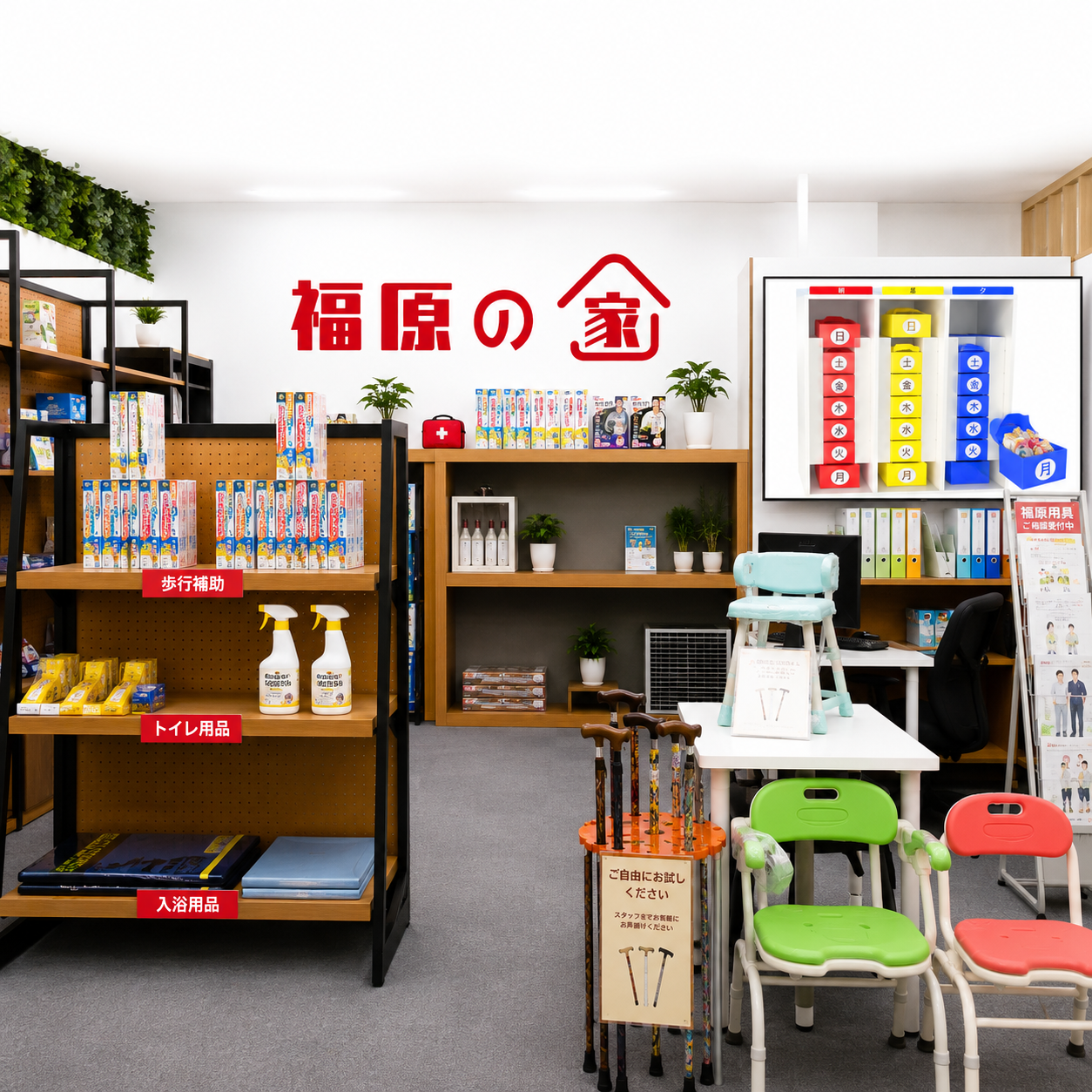 福原の家 高尾ショウルーム店内